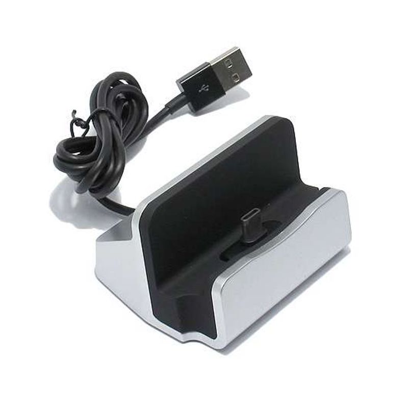 Dock za Type C sa USB kablom sivi