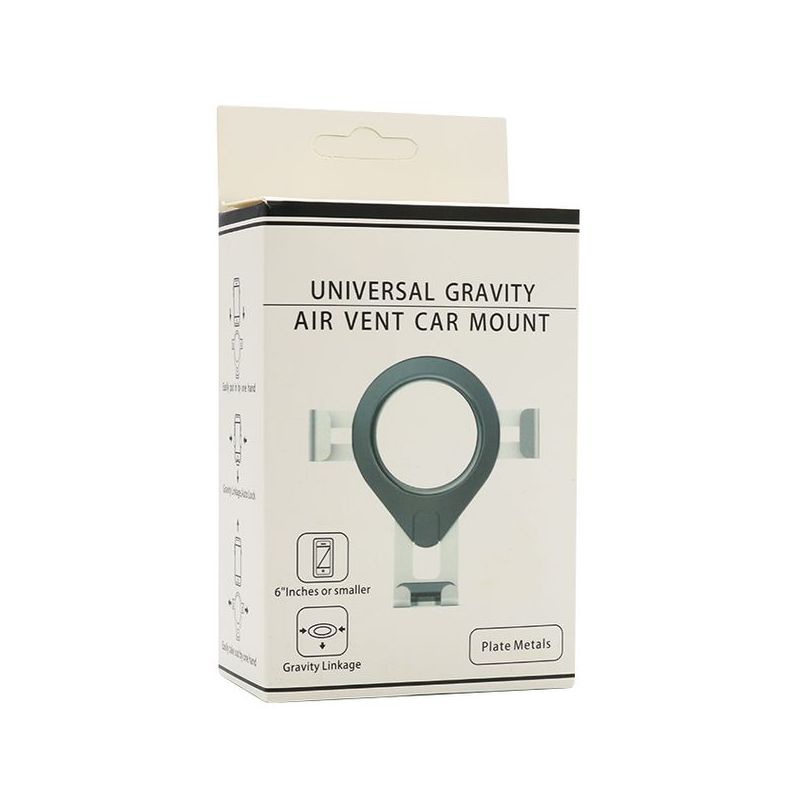 Drzac za mobilni telefon GRAVITY NEW srebrni (ventilacija)