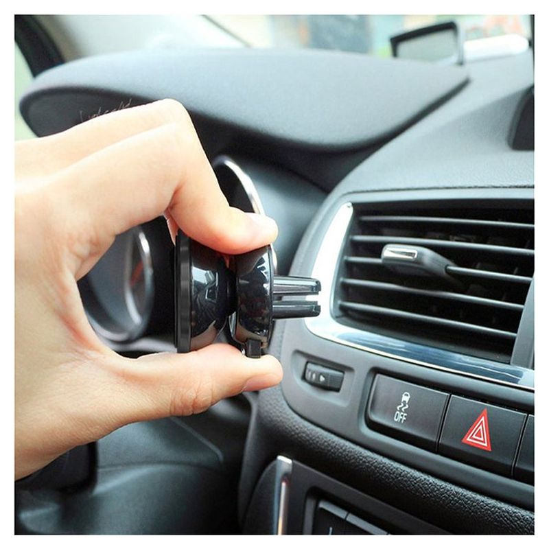 Drzac za mobilni telefon magnetni ROHS C9 sivi (ventilacija)