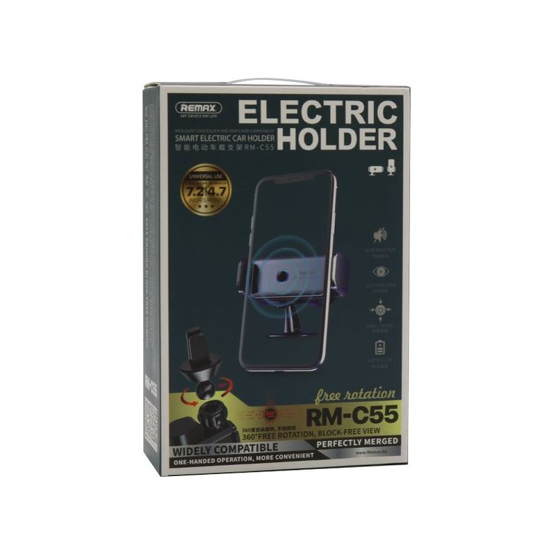 Drzac za mobilni telefon REMAX RM-C55 Electric crni (ventilacija)