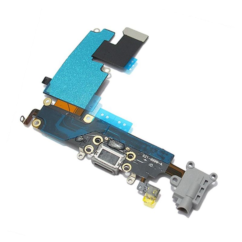 Flet kabal za Iphone 6 PLUS sa konektorom punjenja i handsfree crni