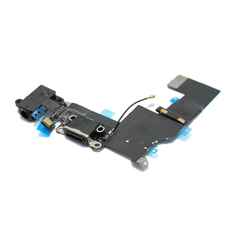 Flet kabal za Iphone SE sa konektorom punjenja i handsfree crni