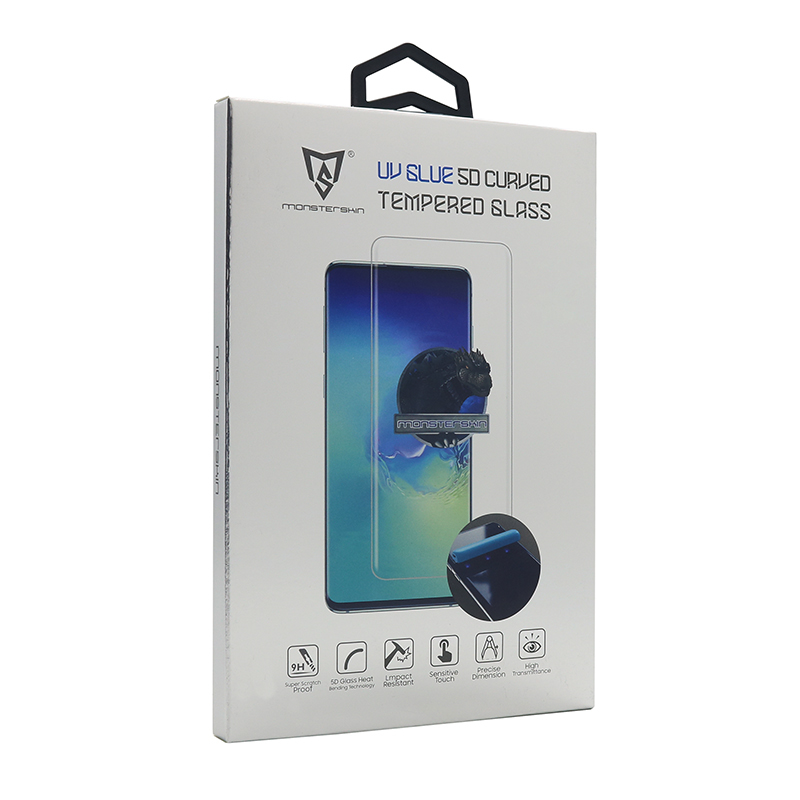 Folija za zastitu ekrana GLASS Monsterskin UV Glue 5D za Huawei Mate 20 Pro transparent