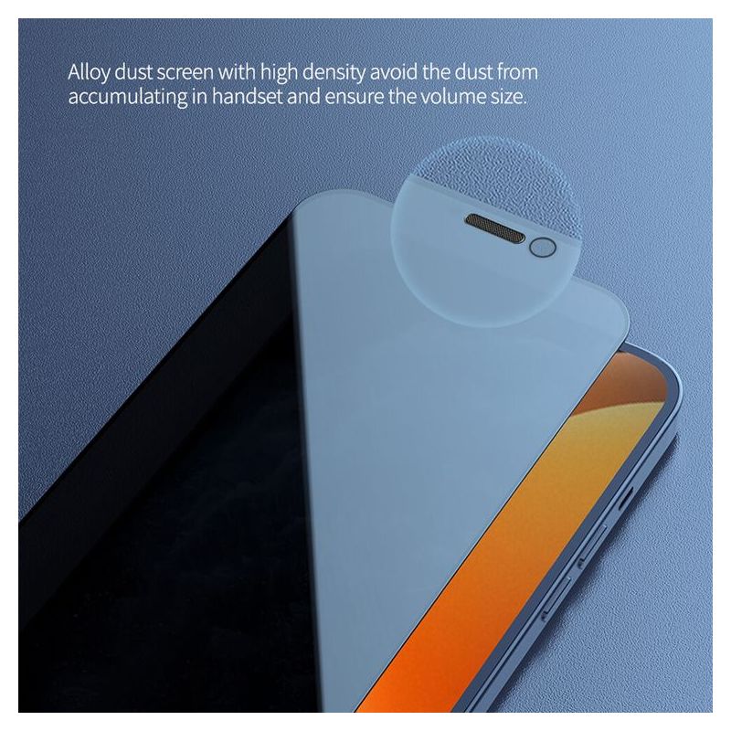 Folija za zastitu ekrana GLASS Nillkin za iPhone 12 Mini (5.4) Guardian crna
