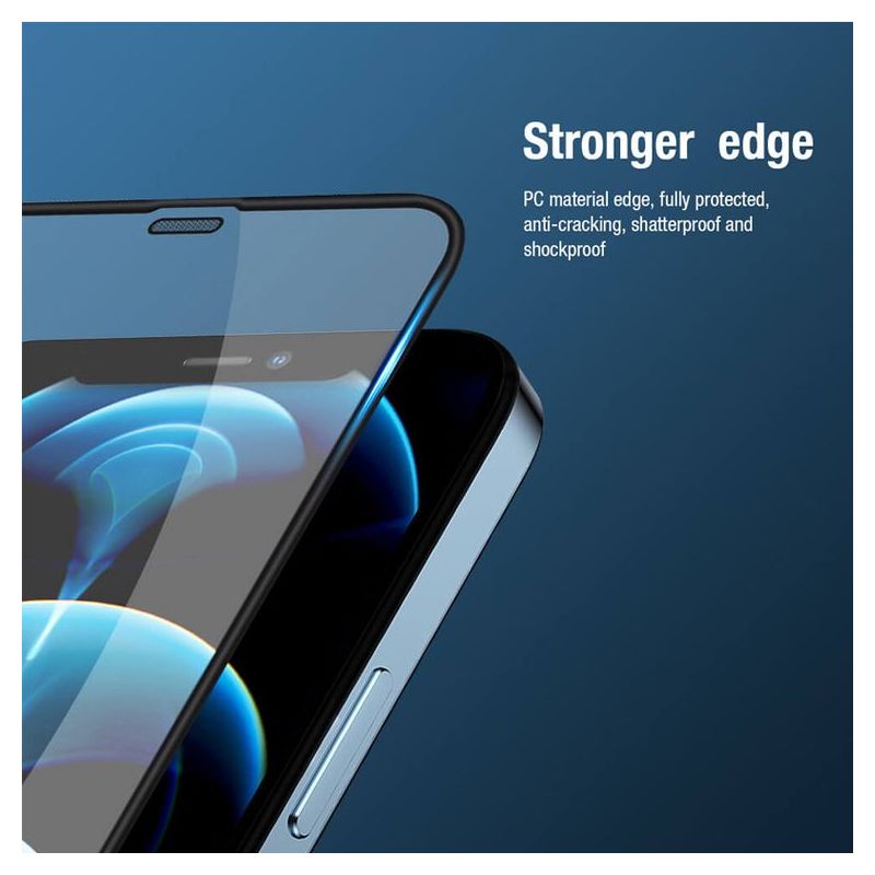 Folija za zastitu ekrana GLASS Nillkin za iPhone 12 Mini (5.4) PC Shatterproof crna