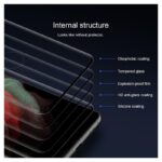 Folija za zastitu ekrana GLASS NILLKIN za Samsung G998F Galaxy S21 Ultra/S30 Ultra 3D CP+ MAX crna - Slika 5