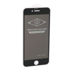 Folija za zastitu ekrana GLASS PRIVACY 5D za Iphone 6G/6S crna