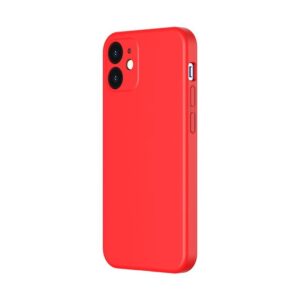 Futrola Baseus Liquid Silica Gel za Iphone 12 Mini (5.4) crvena