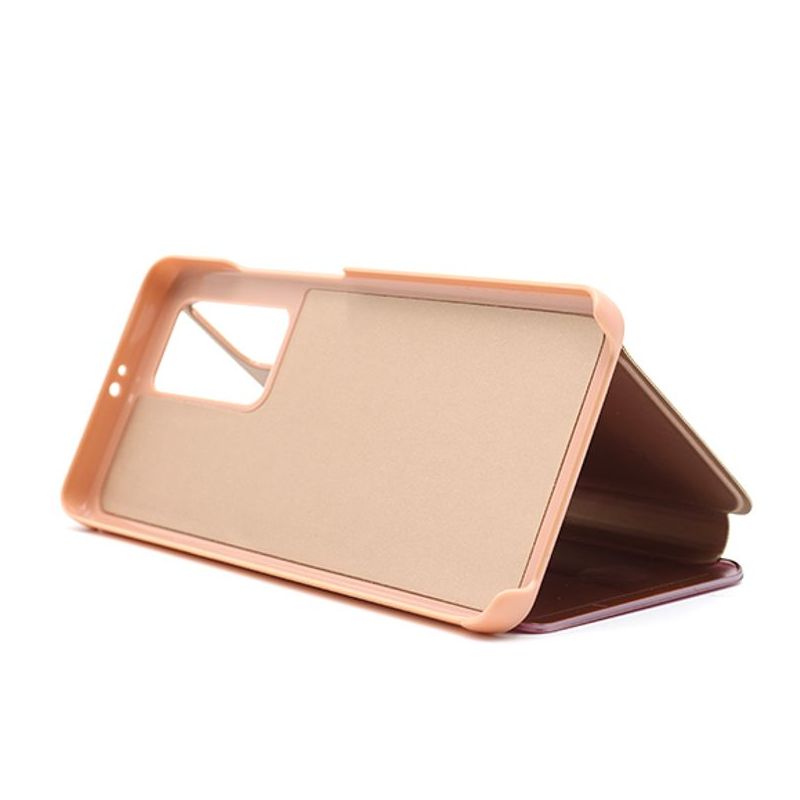 Futrola BI FOLD CLEAR VIEW za Huawei P40 Pro roze