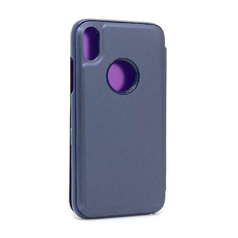 Futrola BI FOLD CLEAR VIEW za Iphone XR ljubicasta