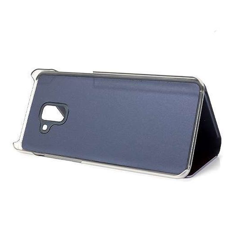 Futrola BI FOLD CLEAR VIEW za Samsung A730F Galaxy A8 Plus ljubicasta