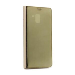Futrola BI FOLD CLEAR VIEW za Samsung A730F Galaxy A8 Plus zlatna