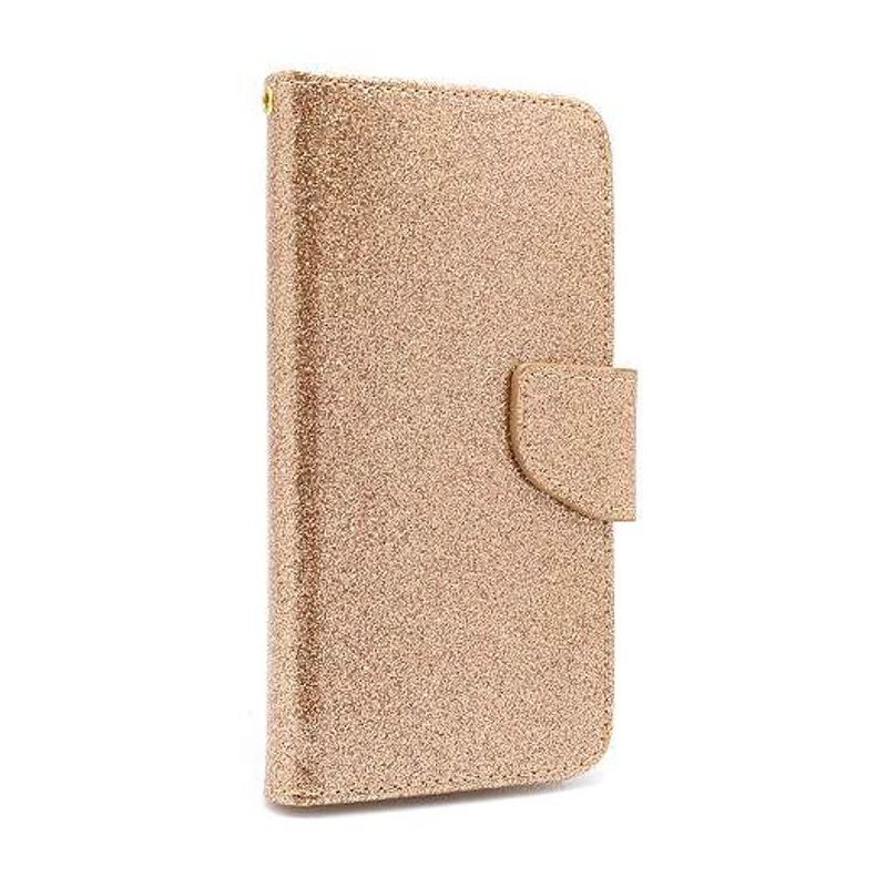 Futrola BI FOLD GLITTER za Huawei P9 Lite Mini/Y6 Pro 2017 zlatna