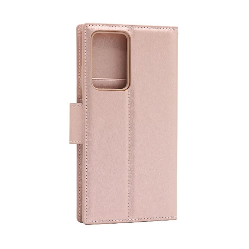 Futrola BI FOLD HANMAN II za Samsung N985F Galaxy Note 20 Ultra svetlo roze