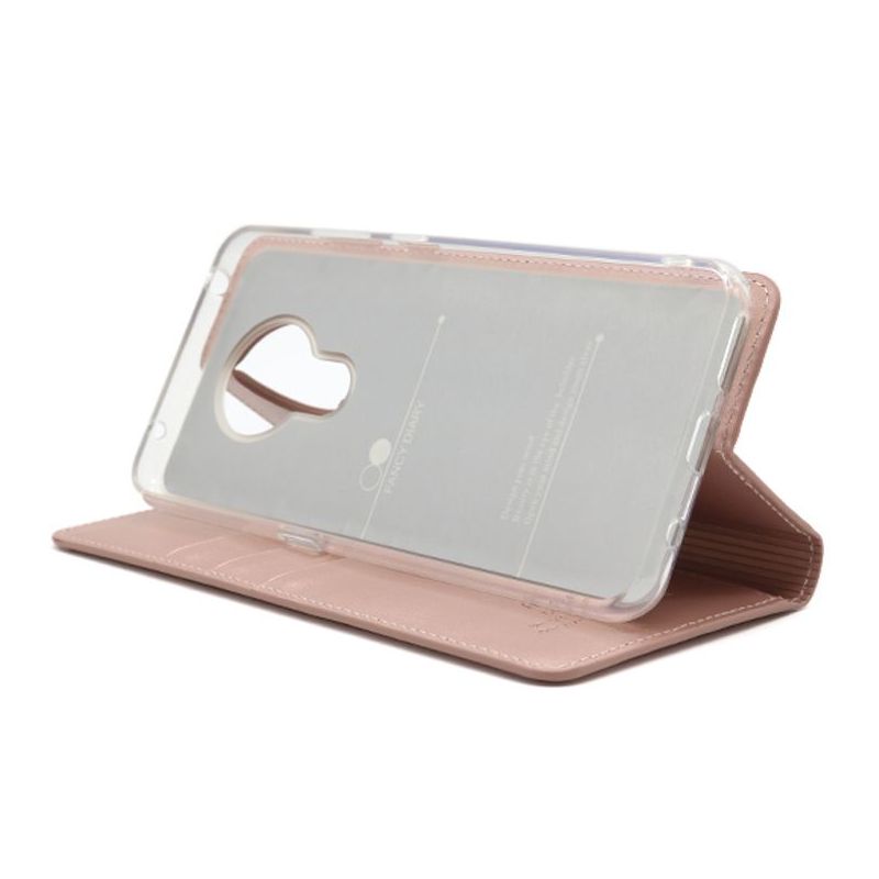 Futrola BI FOLD HANMAN za Nokia 5.3 svetlo roze