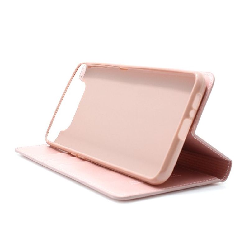 Futrola BI FOLD HANMAN za Samsung A805F Galaxy A80 svetlo roze