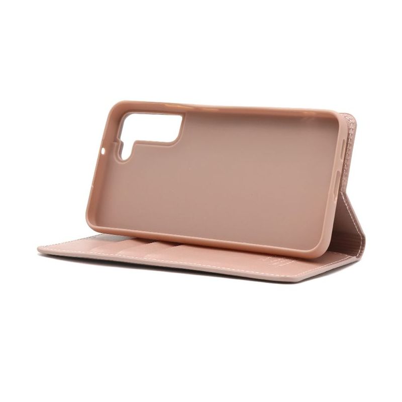 Futrola BI FOLD HANMAN za Samsung Galaxy S22 Plus svetlo roze