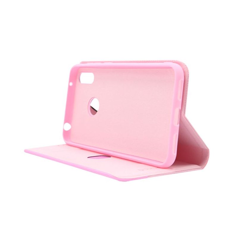 Futrola BI FOLD Ihave Canvas za Huawei Y7 2019/Y7 Prime 2019 roze
