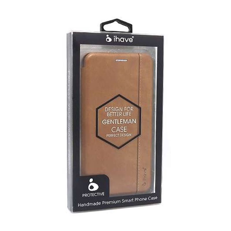 Futrola BI FOLD Ihave Gentleman za Iphone XS Max braon