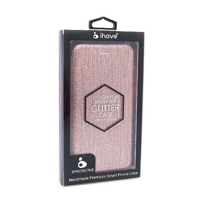 Futrola BI FOLD Ihave Glitter za Samsung A920F Galaxy A9 2018 roze