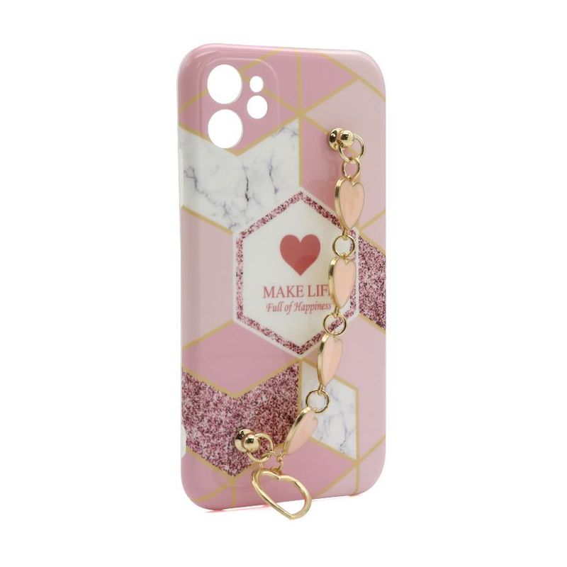 Futrola Chain Geometry za iPhone 11 (6.1) pink