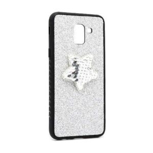 Futrola Colorful Star za Samsung J600F Galaxy J6 2018 srebrna