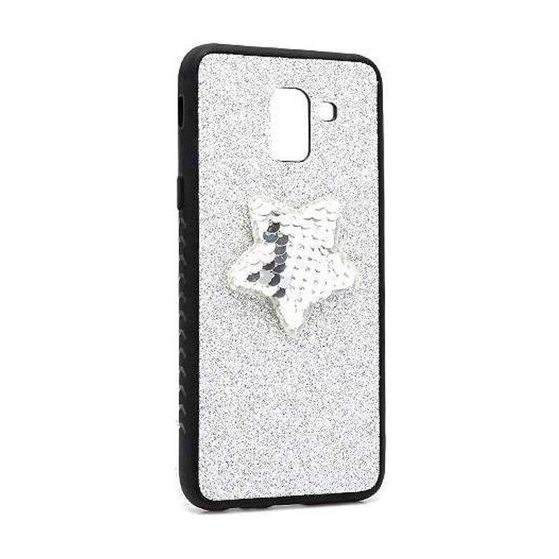 Futrola Colorful Star za Samsung J600F Galaxy J6 2018 srebrna