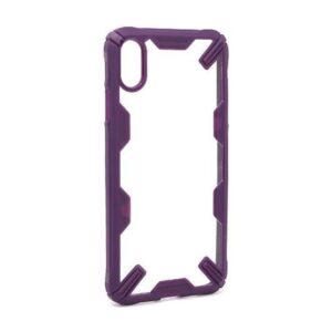 Futrola DEFENDER CLEAR za Iphone XS Max ljubicasta