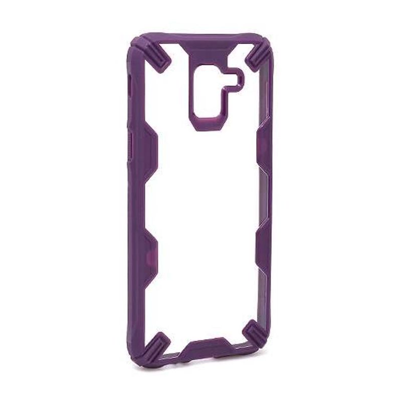 Futrola DEFENDER CLEAR za Samsung J600F Galaxy J6 2018 ljubicasta