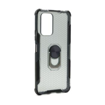 Futrola DEFENDER RING CLEAR za Xiaomi Redmi Note 10 Pro/10 Pro Max crna