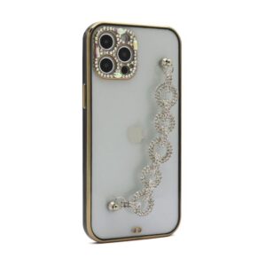 Futrola Diamonds and Crystals za iPhone 12 Pro Max (6.7) crna