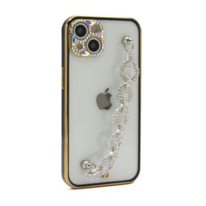 Futrola Diamonds and Crystals za iPhone 13 (6.1) crna
