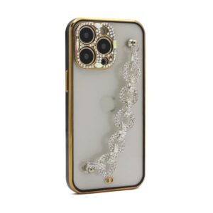 Futrola Diamonds and Crystals za iPhone 13 Pro (6.1) crna