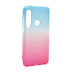 Futrola DOUBLE GLITTER za Samsung A920F Galaxy A9 2018 plavo/pink