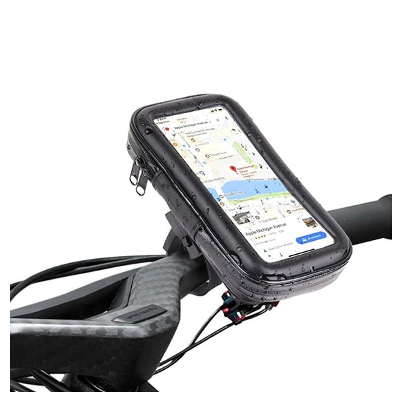 Futrola (drzac) za bicikl i motor vodootporna 6.0 inch crna