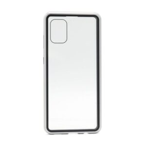Futrola Full Cover magnetic frame za Samsung A315F Galaxy A31 srebrna