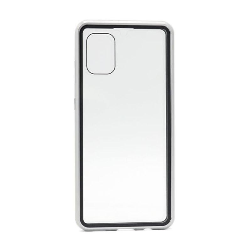 Futrola Full Cover magnetic frame za Samsung A315F Galaxy A31 srebrna