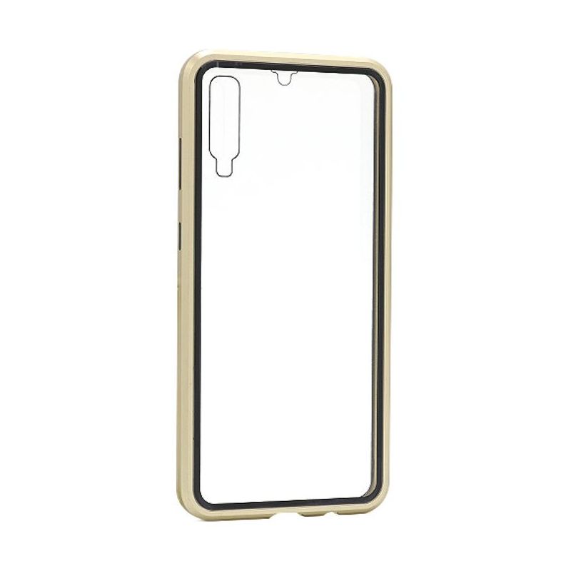 Futrola Full Cover magnetic frame za Samsung A705F/A707F Galaxy A70/A70s zlatna