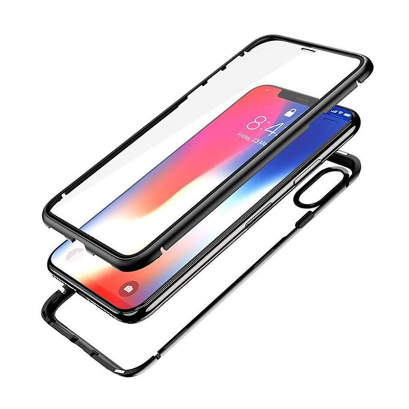 Futrola Full Cover Magnetic frame za Samsung G980F Galaxy S20 crna