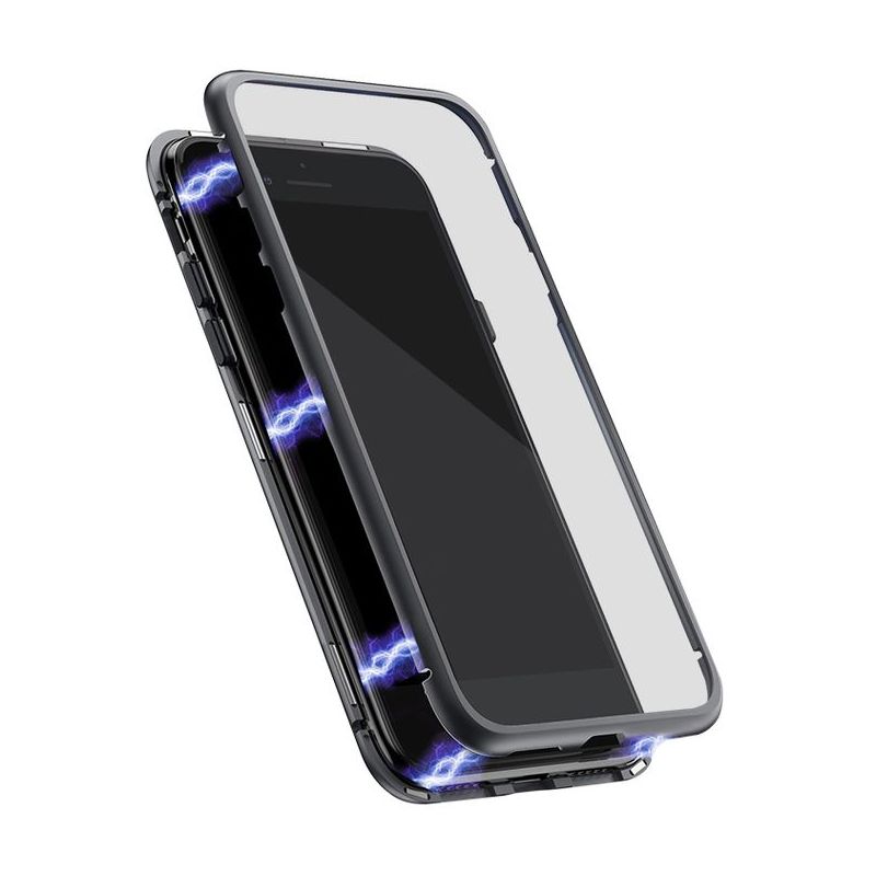 Futrola Full Cover Magnetic frame za Samsung G988F Galaxy S20 Ultra crna model 1