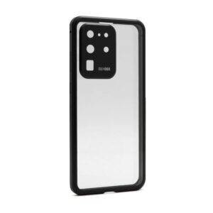 Futrola Full Cover Magnetic frame za Samsung G988F Galaxy S20 Ultra crna model 1