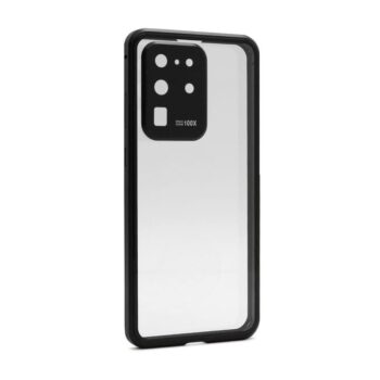 Futrola Full Cover Magnetic frame za Samsung G988F Galaxy S20 Ultra crna model 1