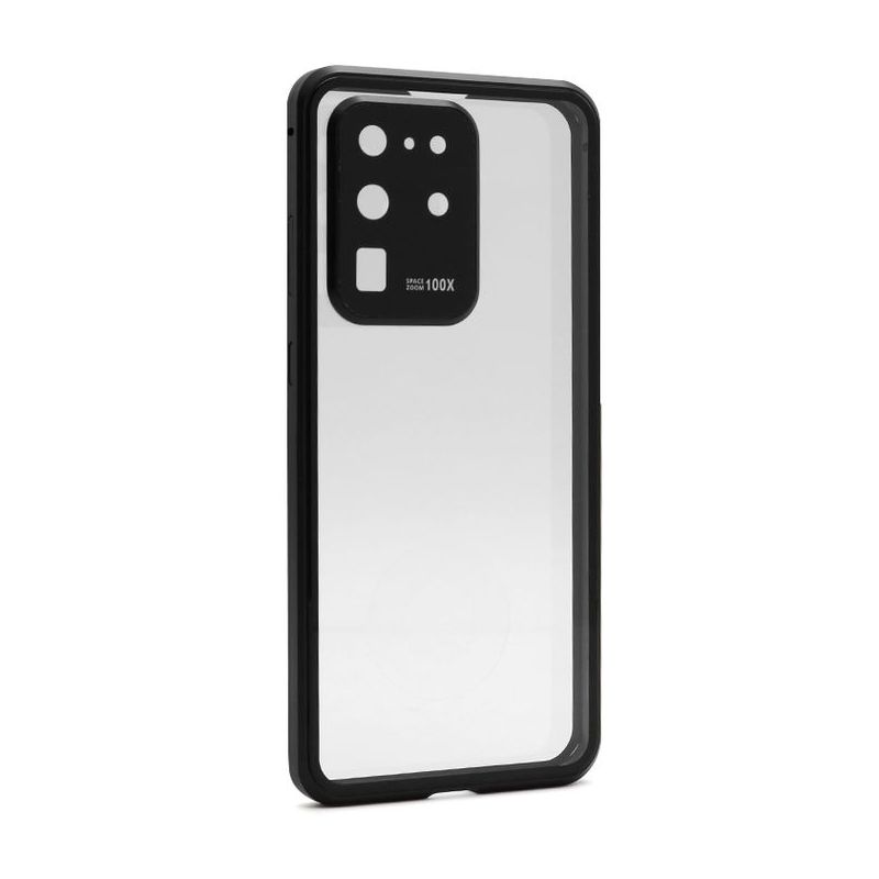 Futrola Full Cover Magnetic frame za Samsung G988F Galaxy S20 Ultra crna model 1