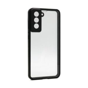 Futrola Full Cover magnetic frame za Samsung G991F Galaxy S21 crna model 1