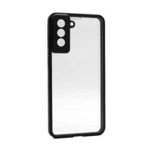 Futrola Full Cover magnetic frame za Samsung G996F Galaxy S21 Plus crna model 1