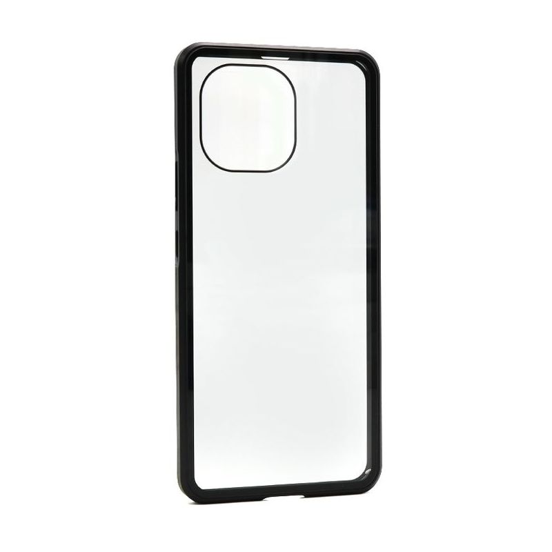 Futrola Full Cover magnetic frame za Xiaomi Mi 11 crna model 1