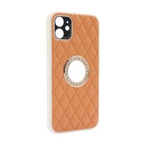 Futrola Glass Crystals za iPhone 11 (6.1) narandzasta