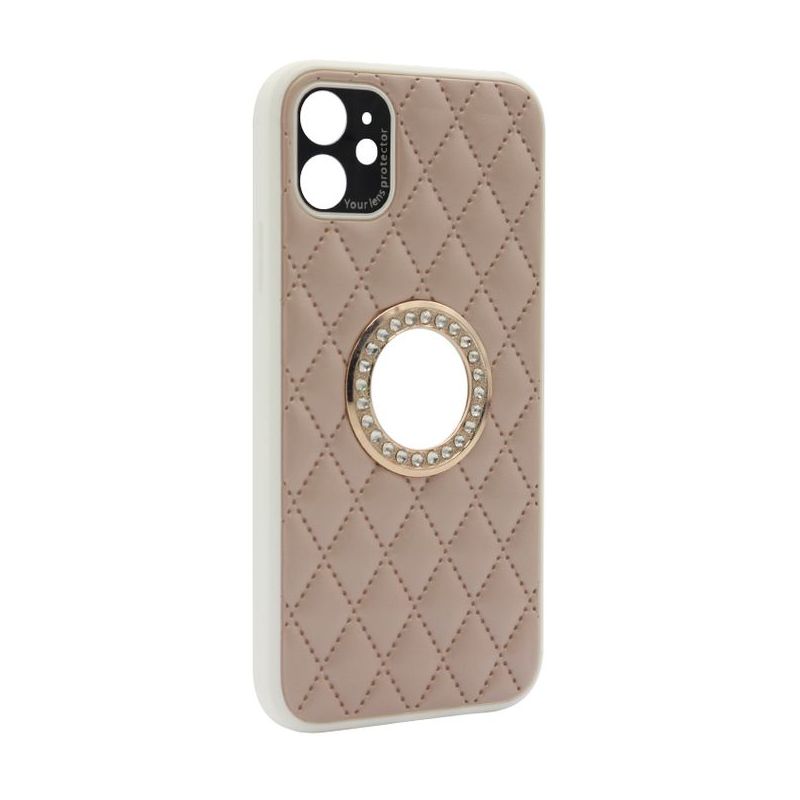 Futrola Glass Crystals za iPhone 11 (6.1) pink