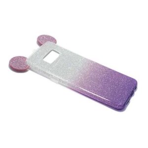 Futrola GLITTER MOUSE za Samsung G950F Galaxy S8 srebrno/ljubicasta