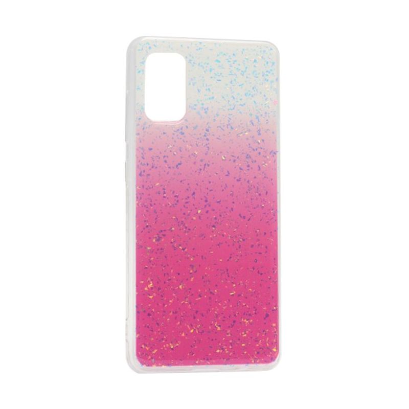 Futrola Glitter Ombre za Samsung A415F Galaxy A41 pink